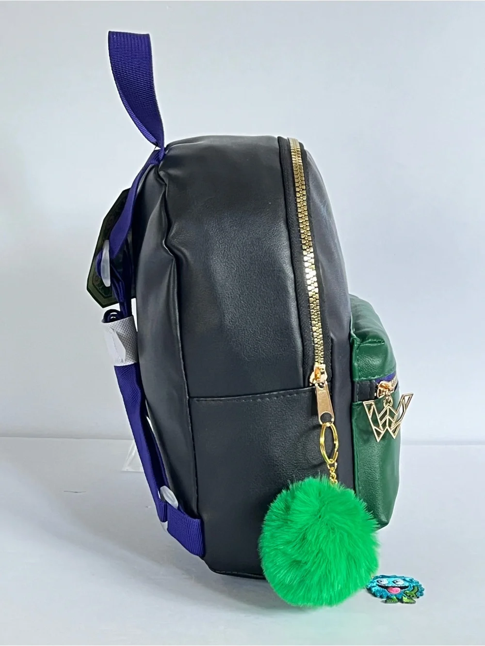 Make-Your-Own Magic Elphaba Backpack with Pom Charm Zipper Pull